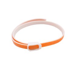 Loppe- og flåthalsbånd til hunde Orange 60 cm