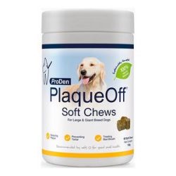 Swedencare PlaqueOff Softchews tyggetabletter til hund, M/L - 60 stk.