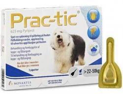 Prac-tic loppemiddel til store hunde (22 - 50 kg)