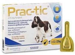 Prac-tic loppemiddel til mellemstore hunderacer (11 - 22 kg)